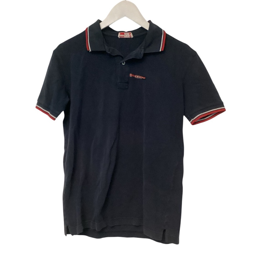 Prada Red Tab Luxury Polo Shirt